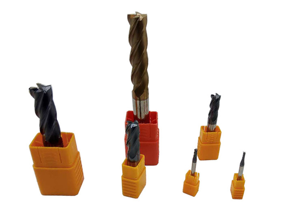Độ mài mòn kháng cacbua rắn góc R0.5-R10 Radius End Mill nhà cung cấp